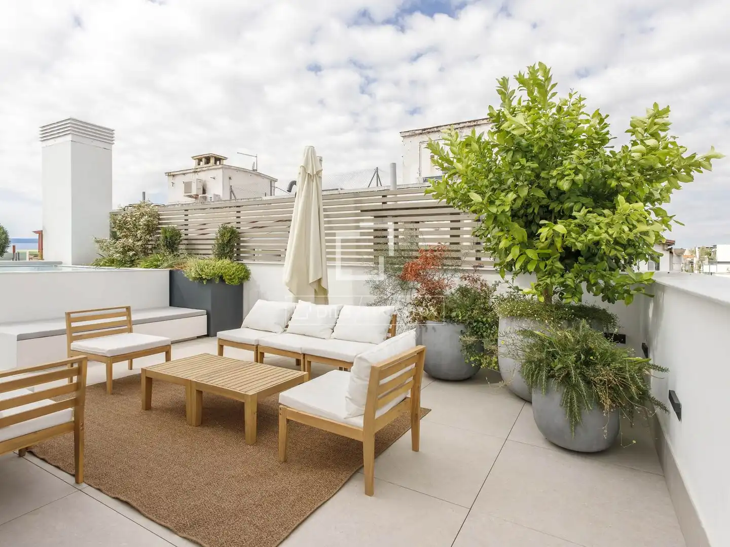 Terraza de Piso de alquiler en Madrid con Aire acondicionado, Terraza y Piscina