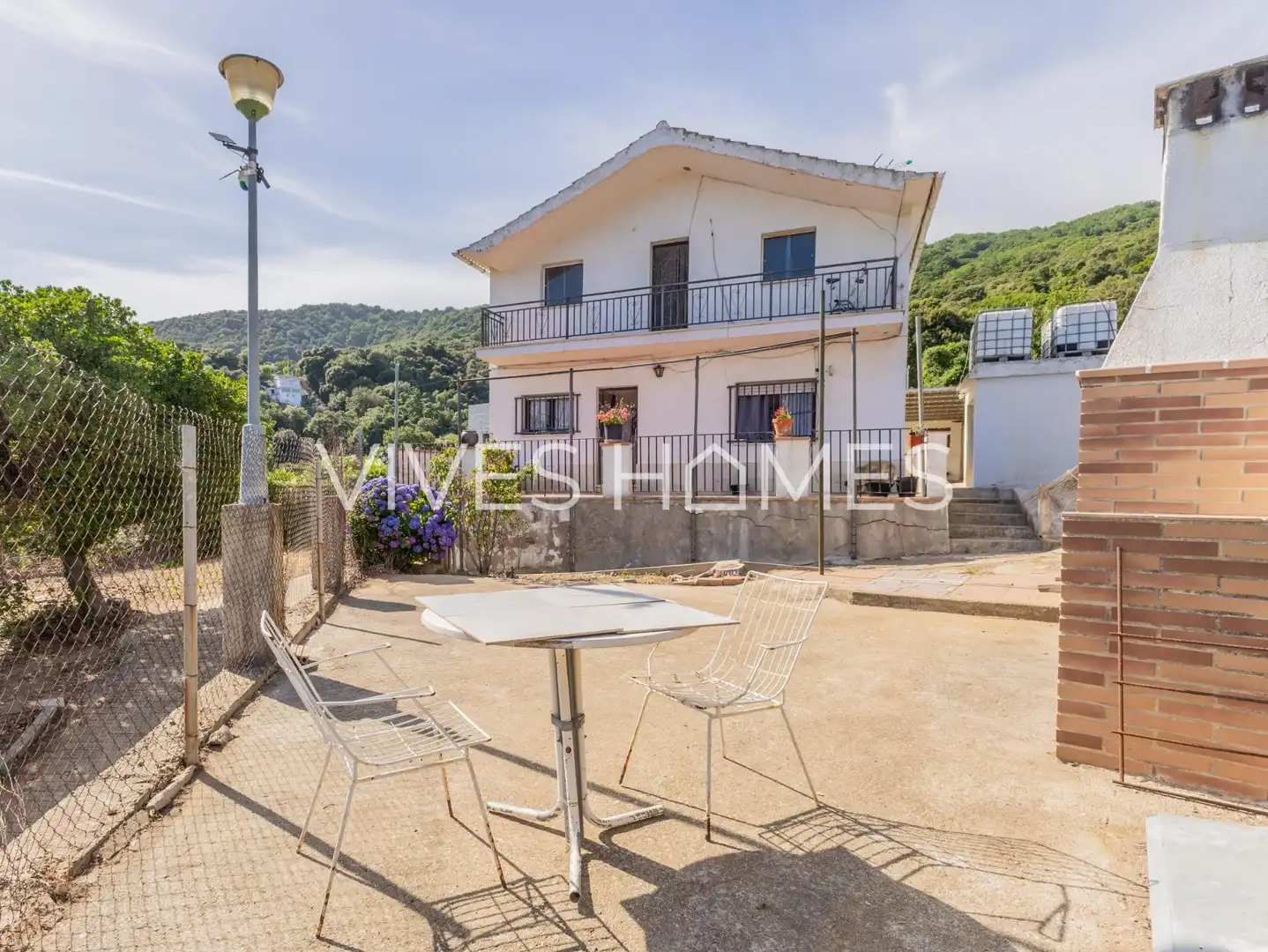 Vista exterior de Casa o xalet en venda en Sant Iscle de Vallalta amb Calefacció, Jardí privat i Terrassa