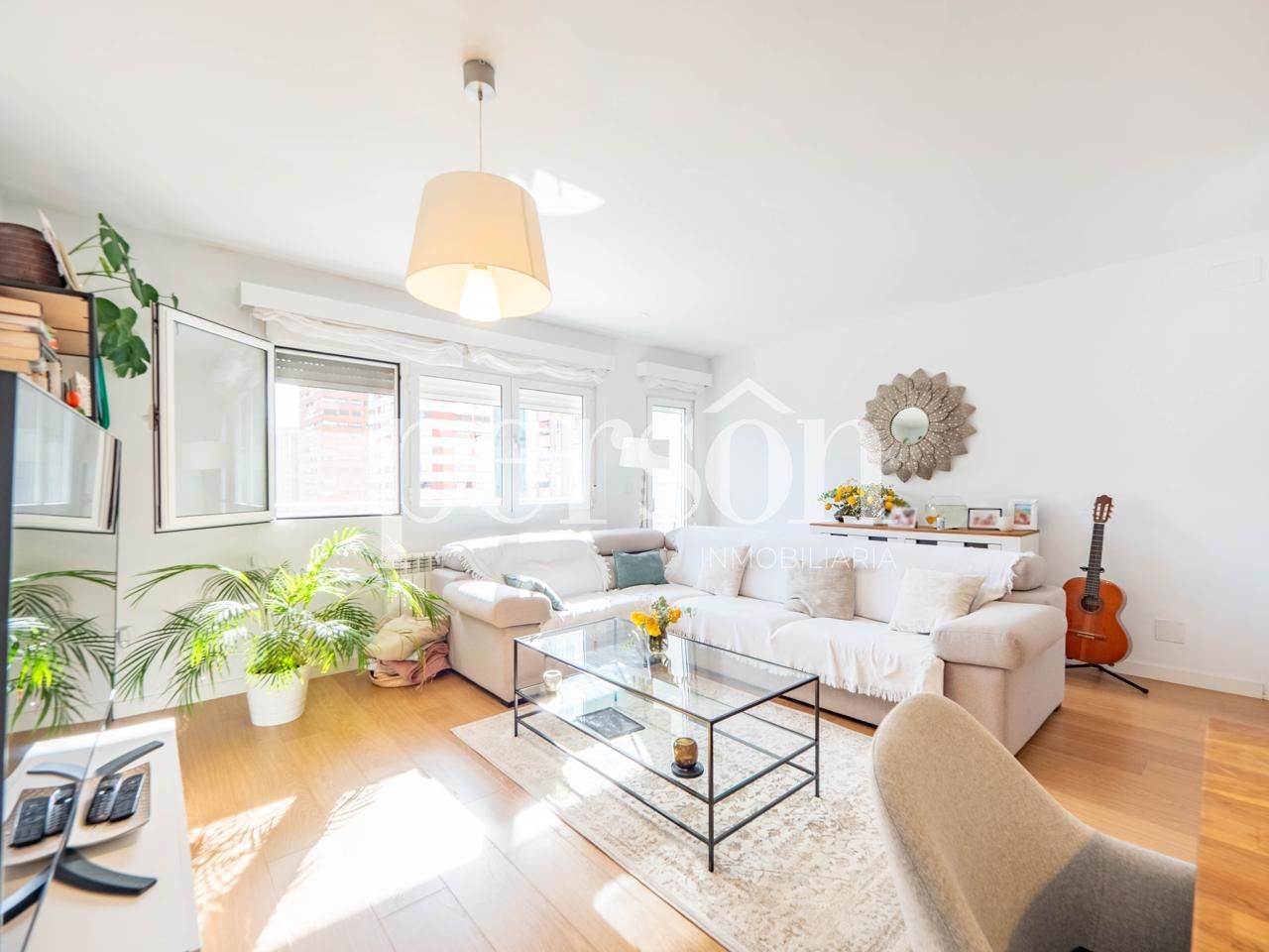 Sala de estar de Piso en venta en  Valencia Capital con Aire acondicionado, Calefacción y Terraza