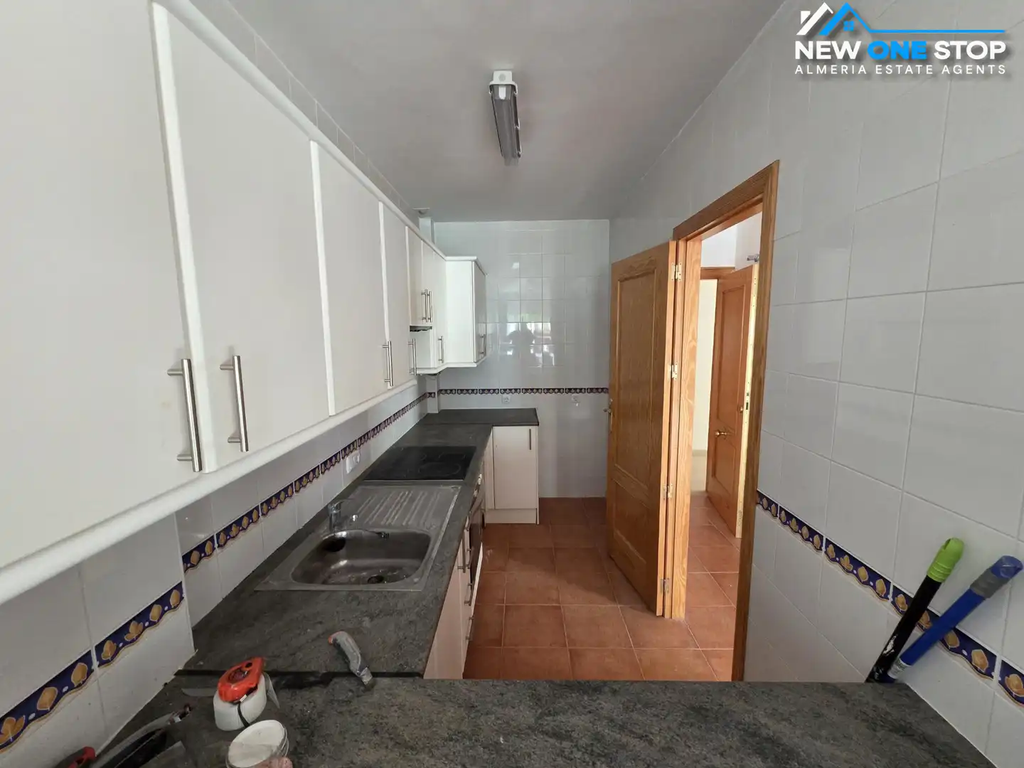 Cuina de Apartament en venda en Mojácar amb Aire condicionat, Terrassa i Moblat