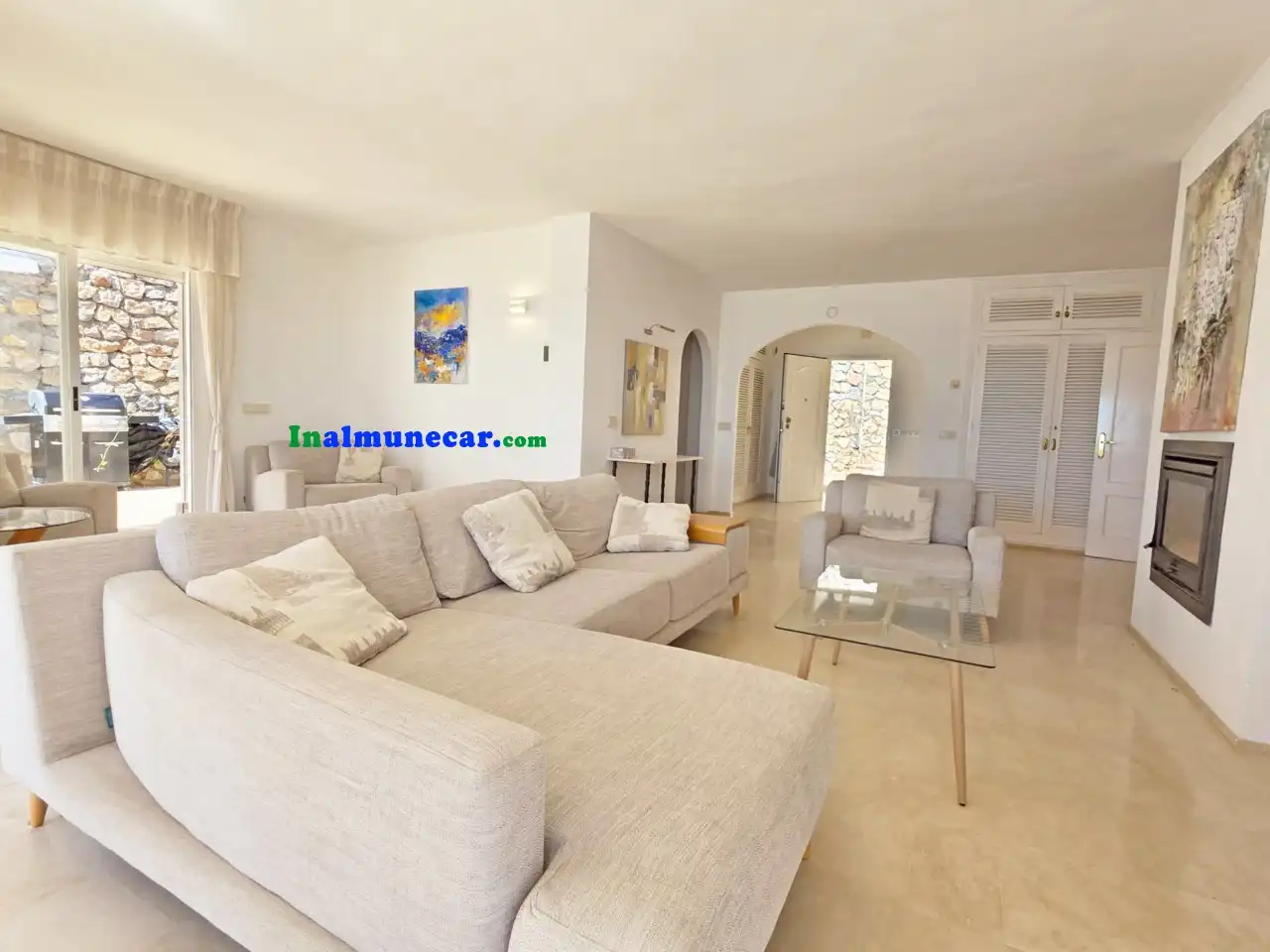 Sala de estar de Casa o chalet en venta en Almuñécar con Aire acondicionado, Calefacción y Terraza