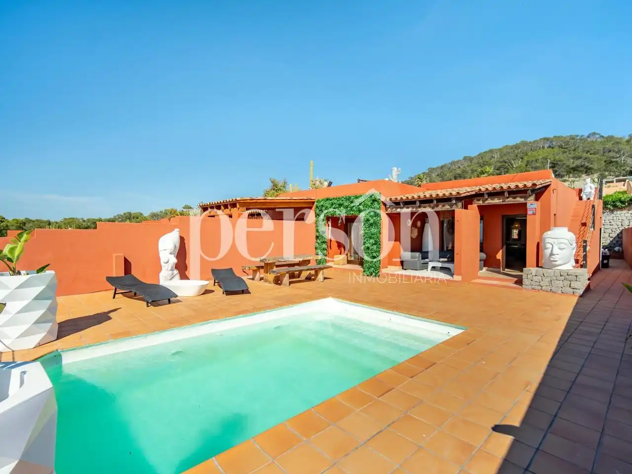 Maison avec piscine à vendre à Cala Vedella-Cala Tarida