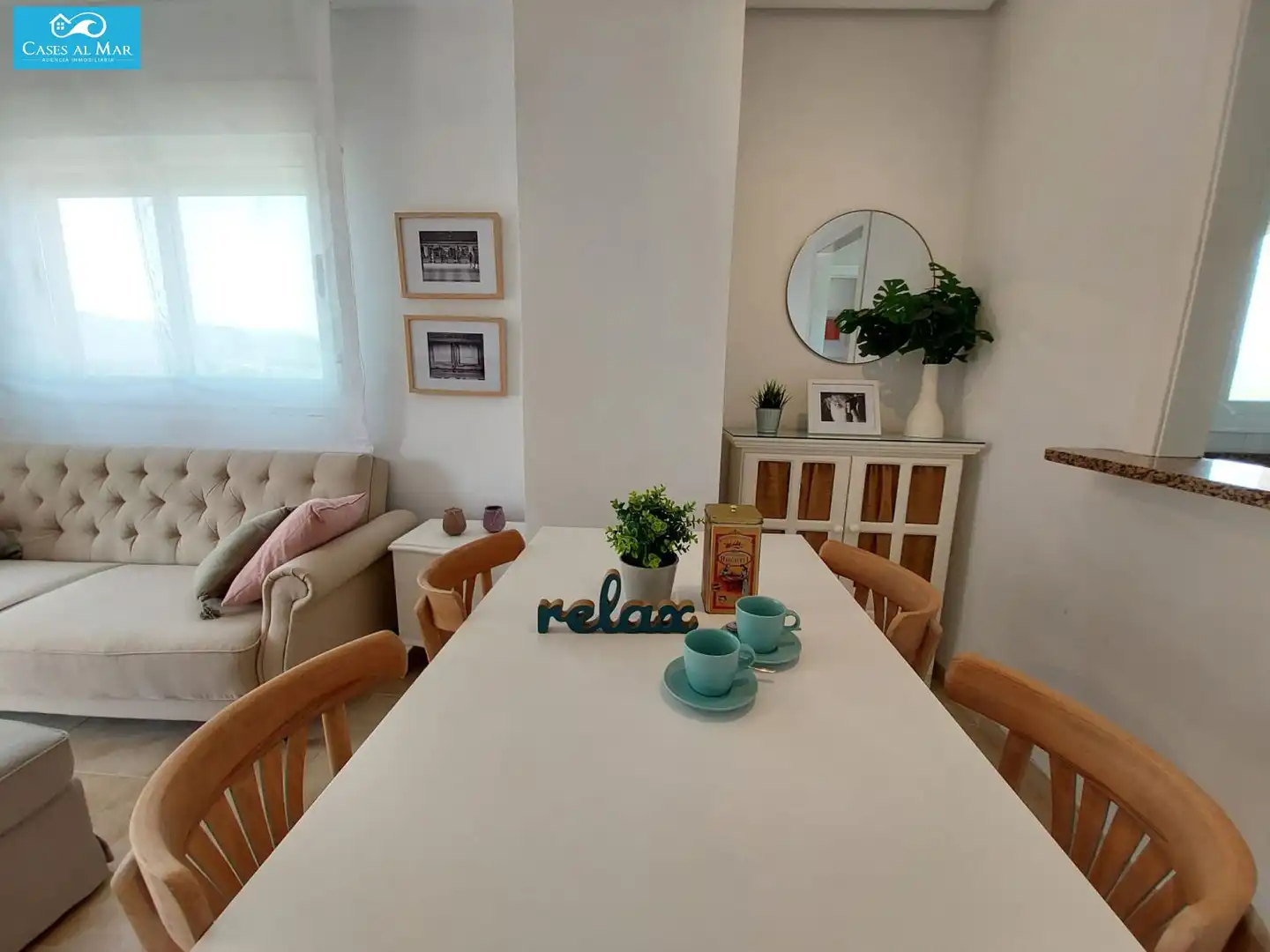 Menjador de Apartament en venda en Oropesa del Mar / Orpesa amb Aire condicionat, Calefacció i Terrassa