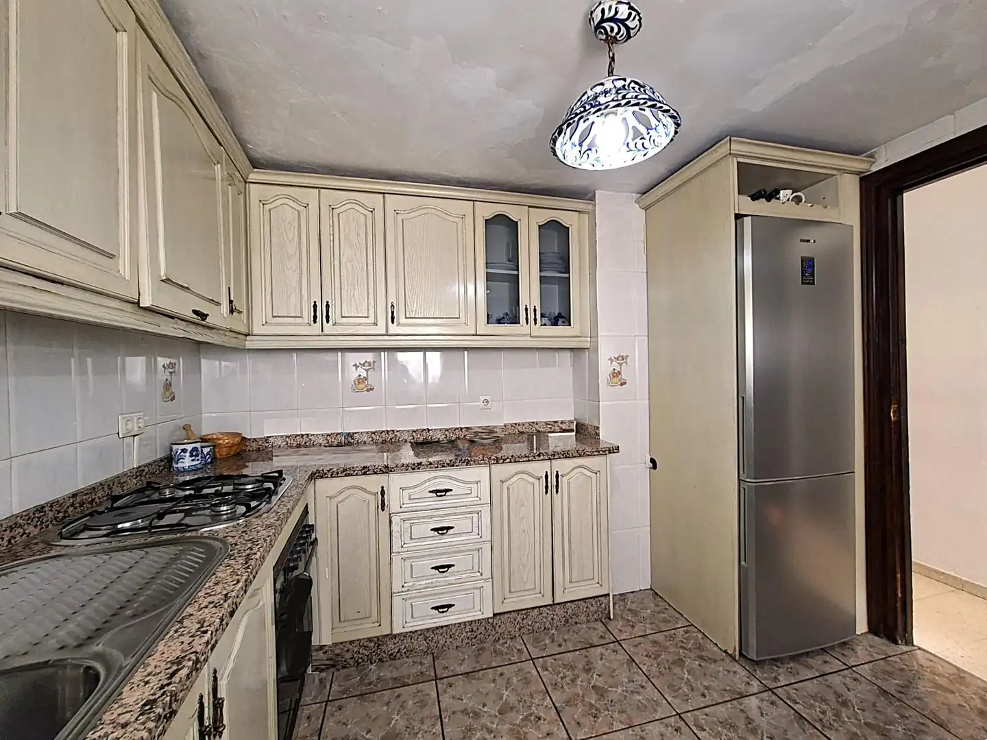 Kitchen of Flat for sale in Cúllar Vega  with Terrace, Storage room and Balcony