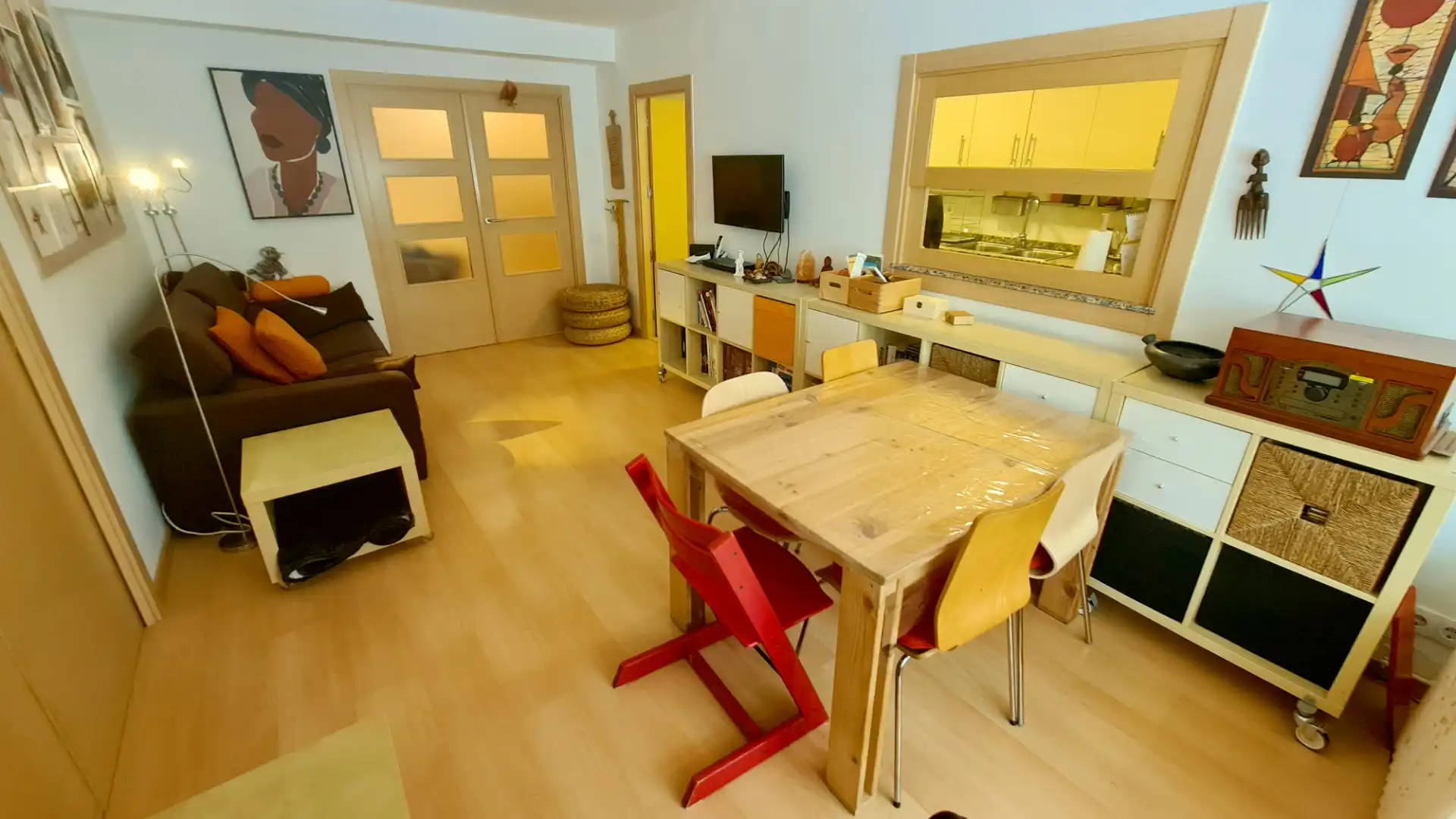 Sala de estar de Planta baja en venta en Barcelona con Aire acondicionado, Calefacción y Terraza