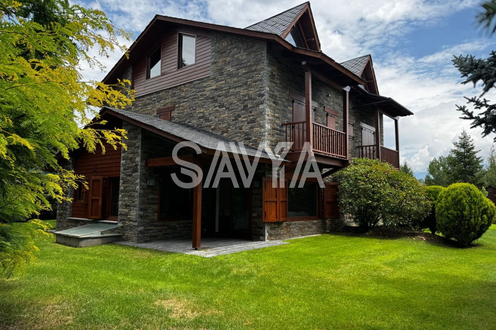 Exterior view of Single-family semi-detached to rent in Bolvir  with Heating, Parquet flooring and Terrace