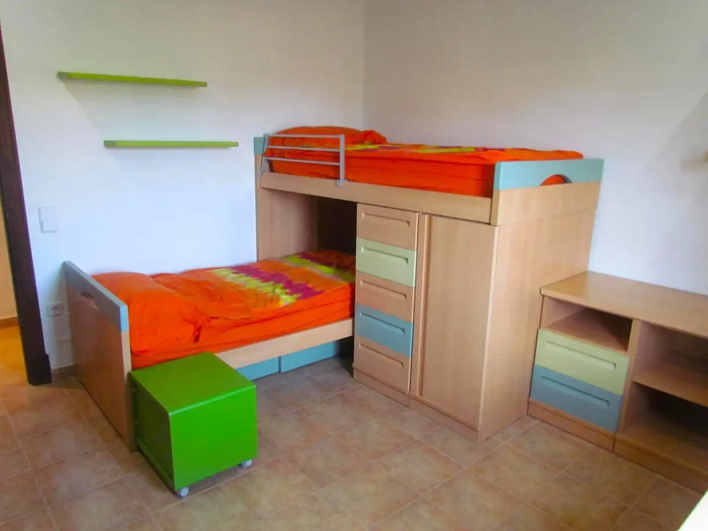 Habitación de Finca rústica de alquiler en Santa Eugènia con Aire acondicionado, Jardín privado y Terraza