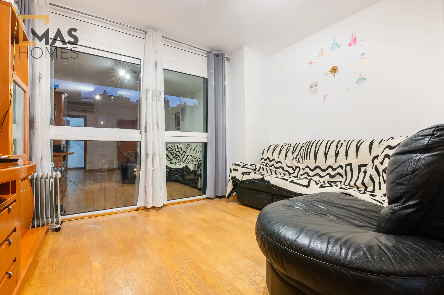 Wohnzimmer von Wohnung zum Verkauf in Terrassa mit Klimaanlage, Heizung und Terrasse