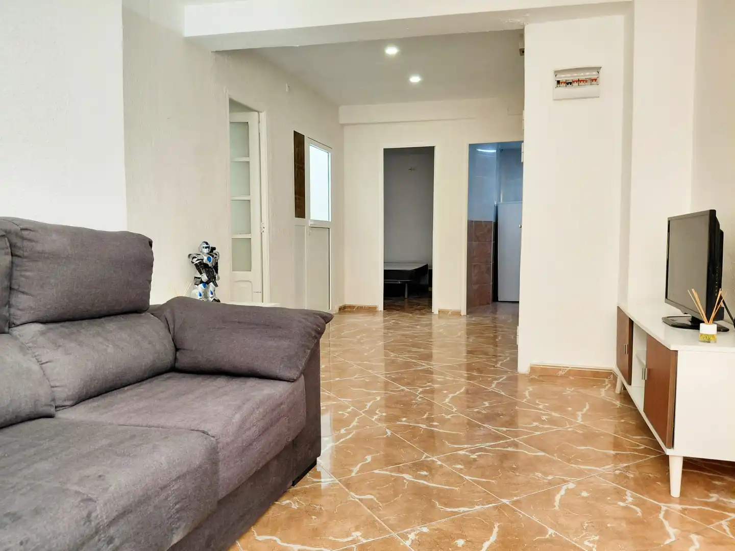 Living room of Flat for sale in Alzira  with Furnished