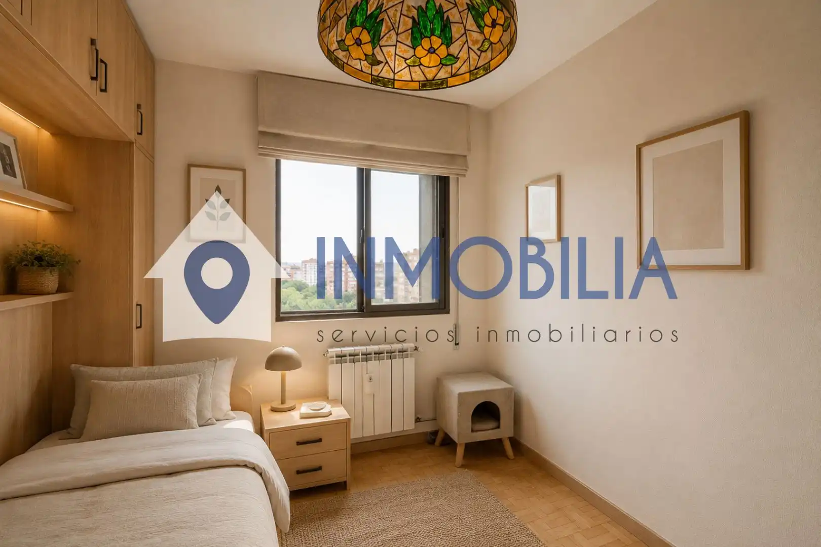 Schlafzimmer von Wohnung zum Verkauf in Madrid mit Klimaanlage, Heizung und Terrasse