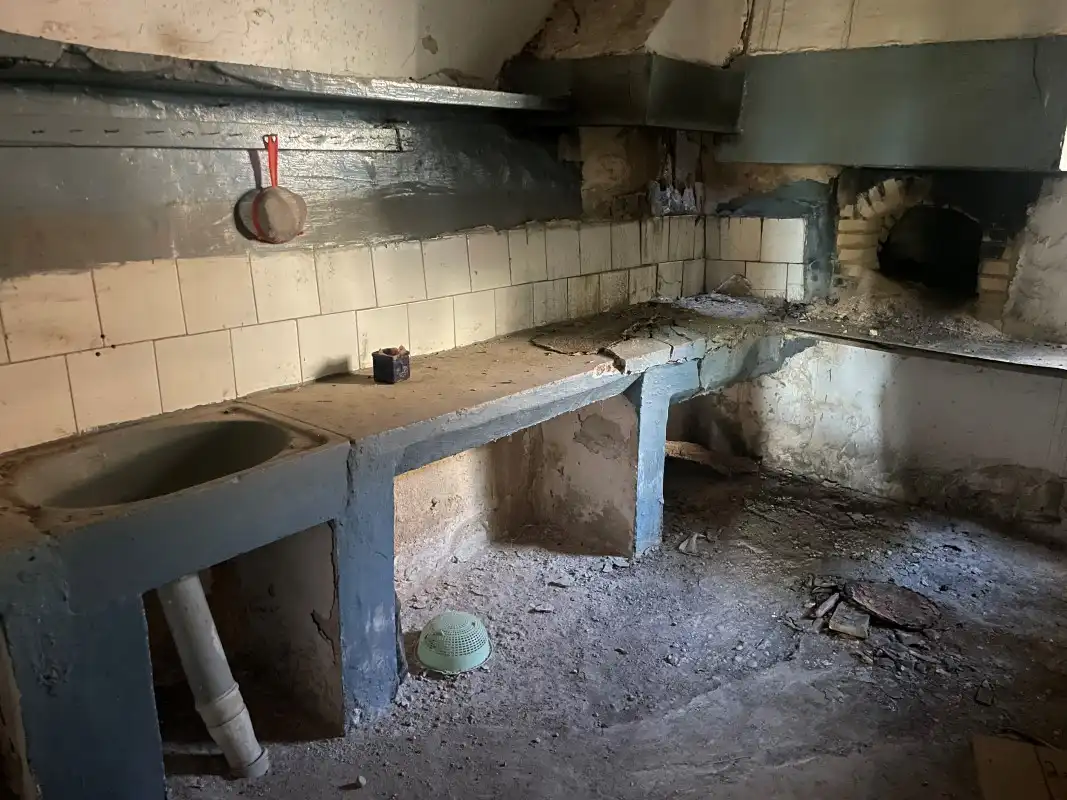 Cocina de Casa o chalet en venta en Otos con Jardín privado y Piscina