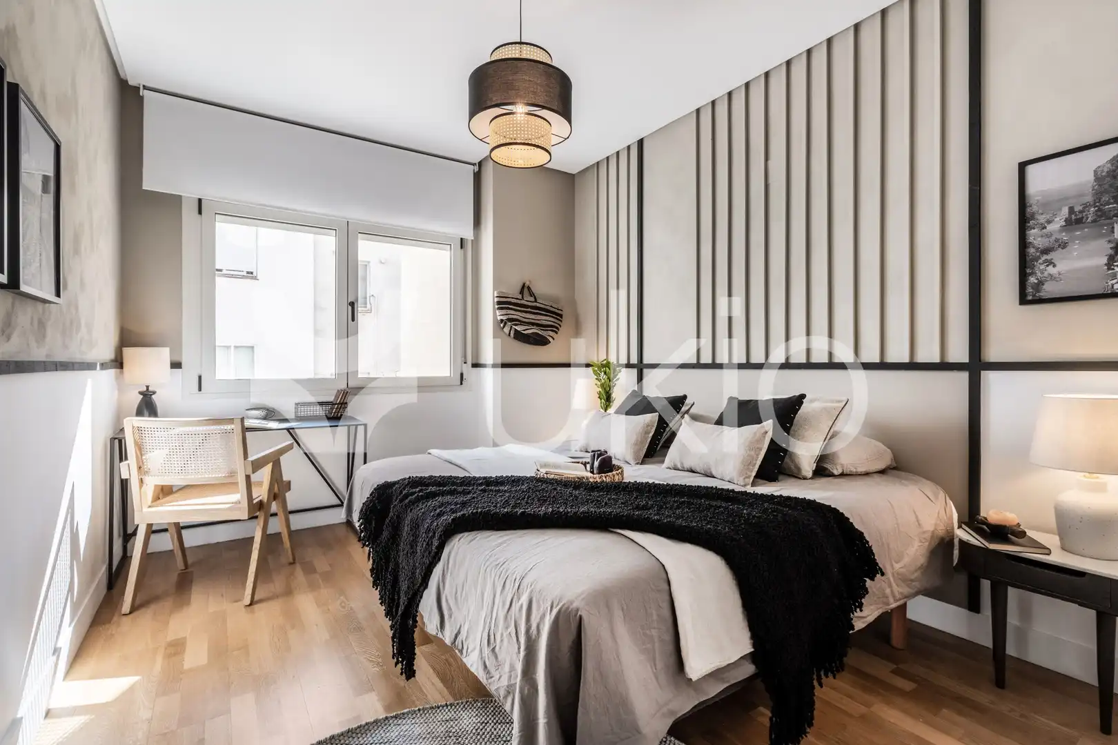 Habitación de Apartamento de alquiler en Madrid con Calefacción, Amueblado y Horno