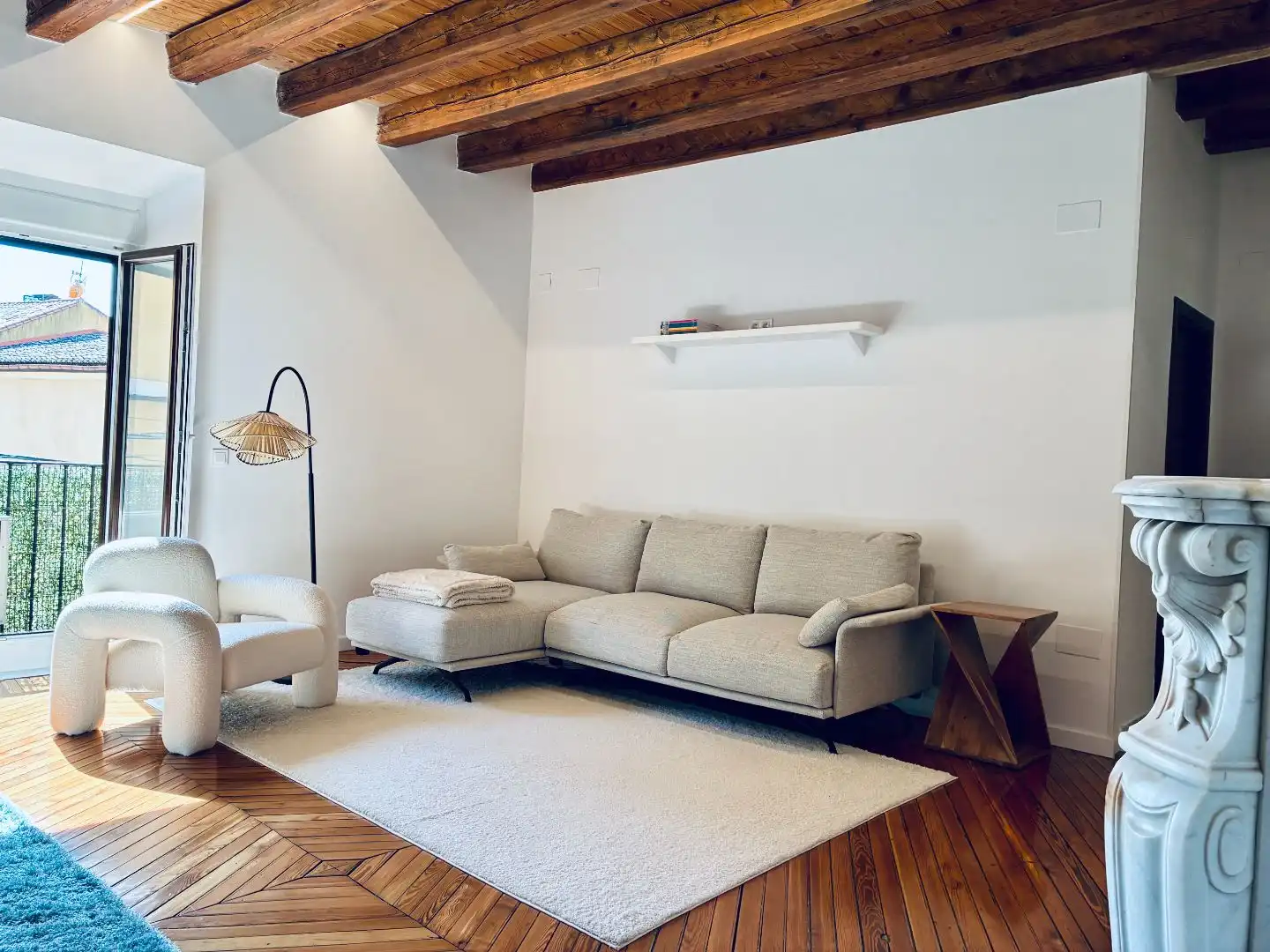 Sala d'estar de Pis en venda en Torrelaguna, Madrid