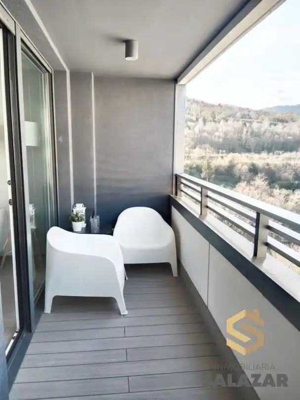 Terraza de Ático de alquiler en Bilbao  con Calefacción, Jardín privado y Terraza