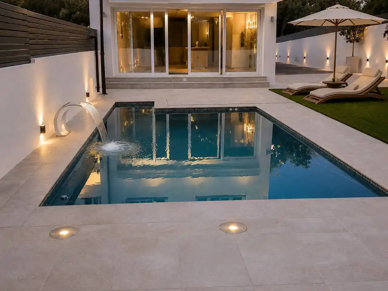 Swimming pool of Houses for sale in Marbella  with Air Conditioner, Swimming Pool and Balcony