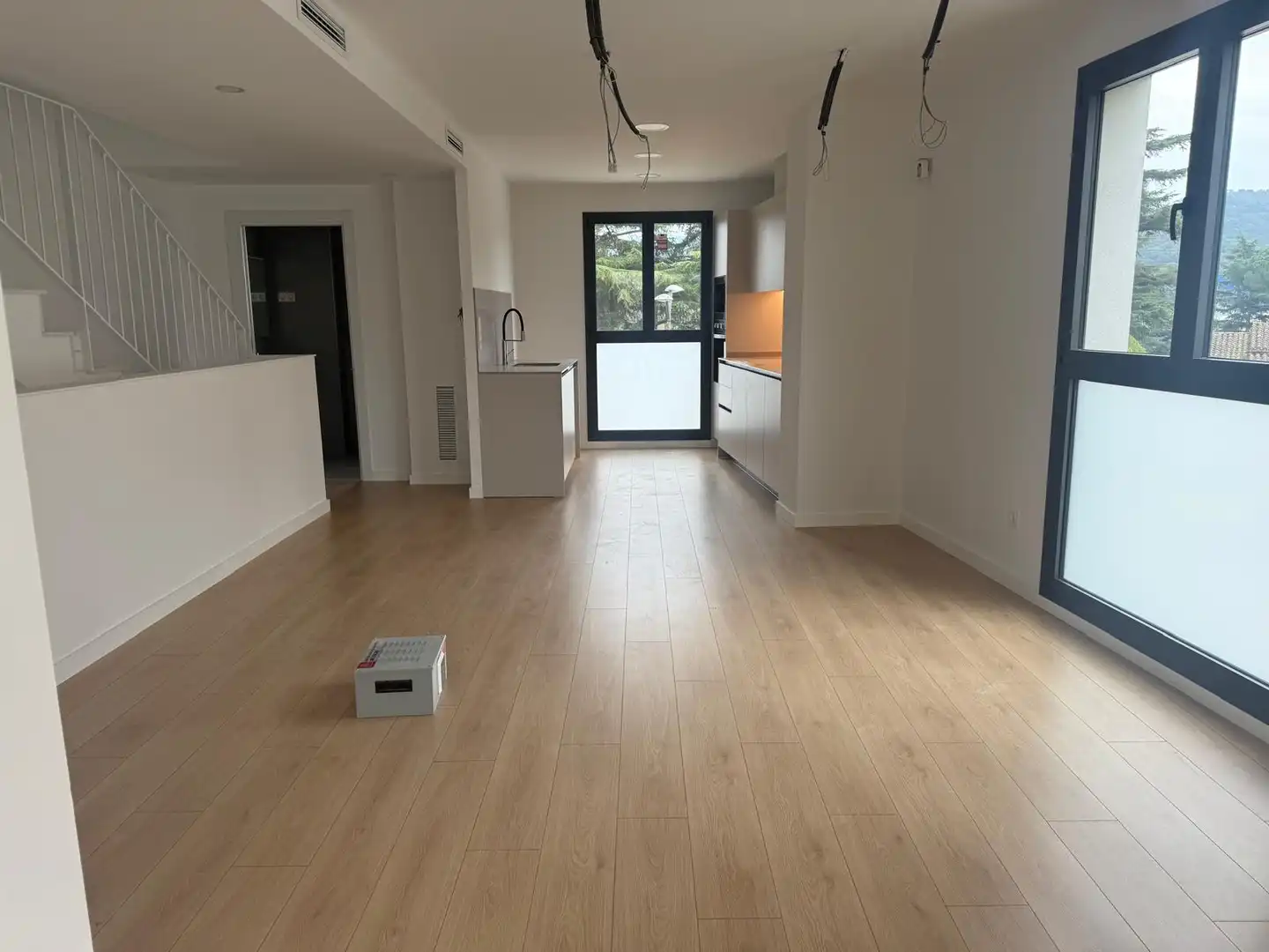 Sala d'estar de Casa adosada en venda en Llinars del Vallès amb Aire condicionat, Calefacció i Parquet