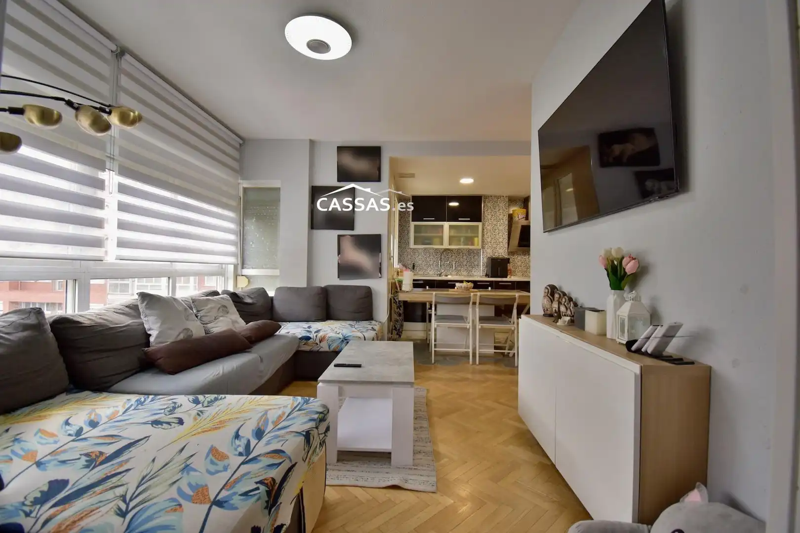 Living room of Flat for sale in Torrejón de Ardoz  with Air Conditioner, Heating and Parquet flooring