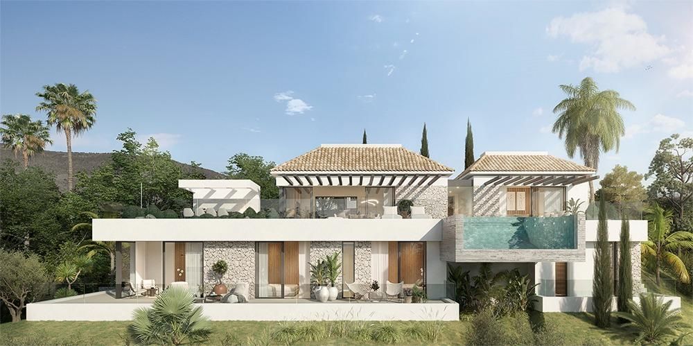 Vista exterior de Casa o xalet en venda en Marbella amb Aire condicionat, Calefacció i Terrassa