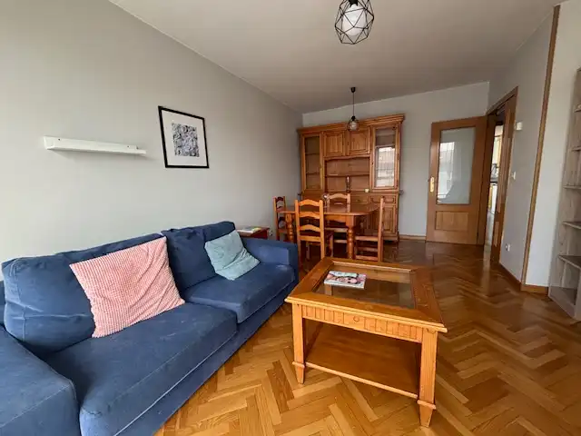 Living room of Flat for rent in Ferrol  with Heating, Parquet flooring and Storage room