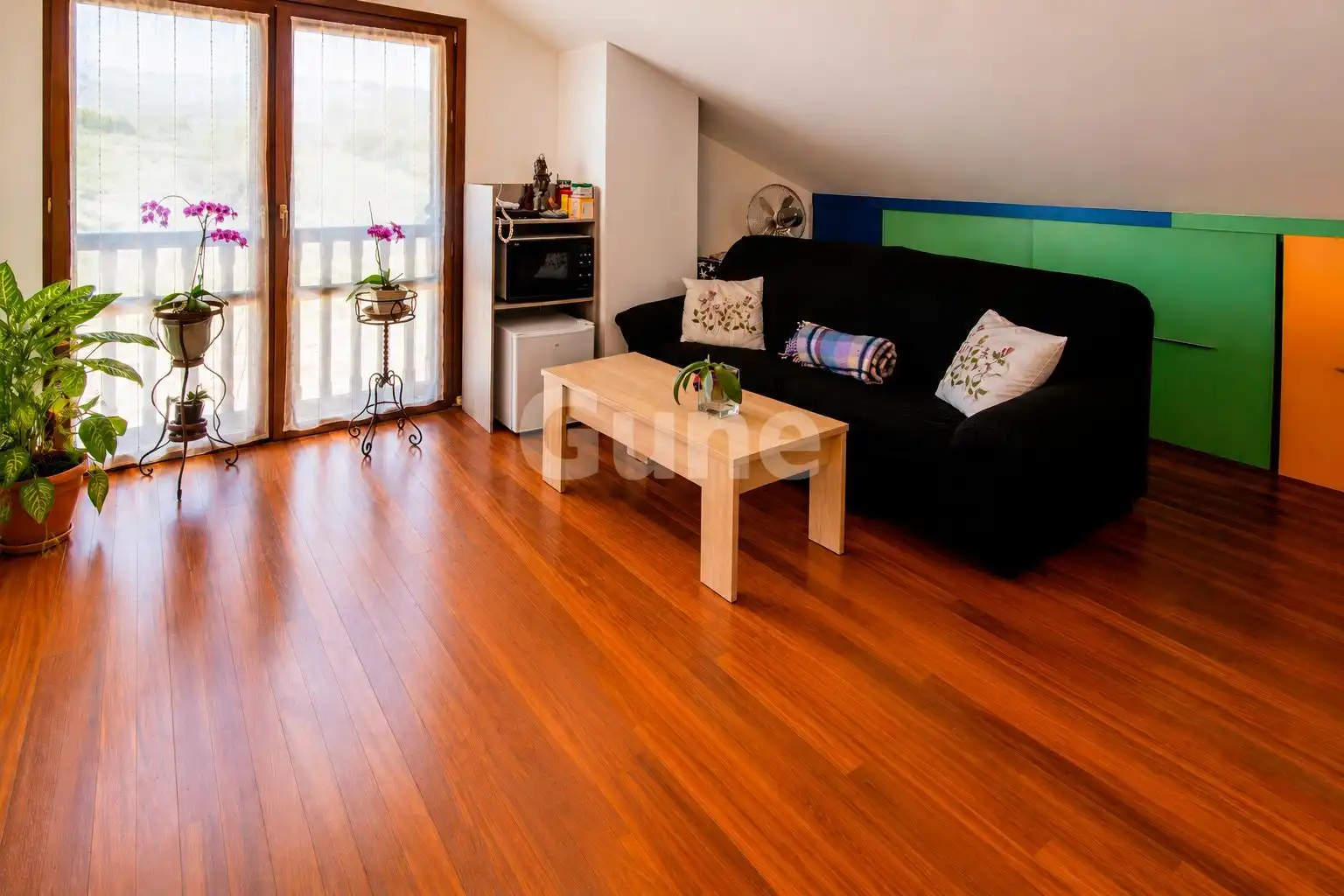 Sala de estar de Casa adosada en venta en Orendain con Calefacción, Terraza y Trastero