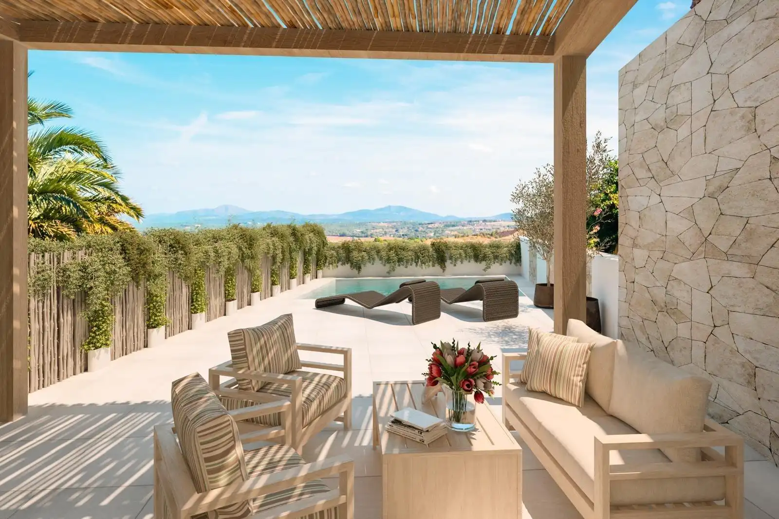 Terraza de Casa adosada en venta en Maria de la Salut con Aire acondicionado y Terraza