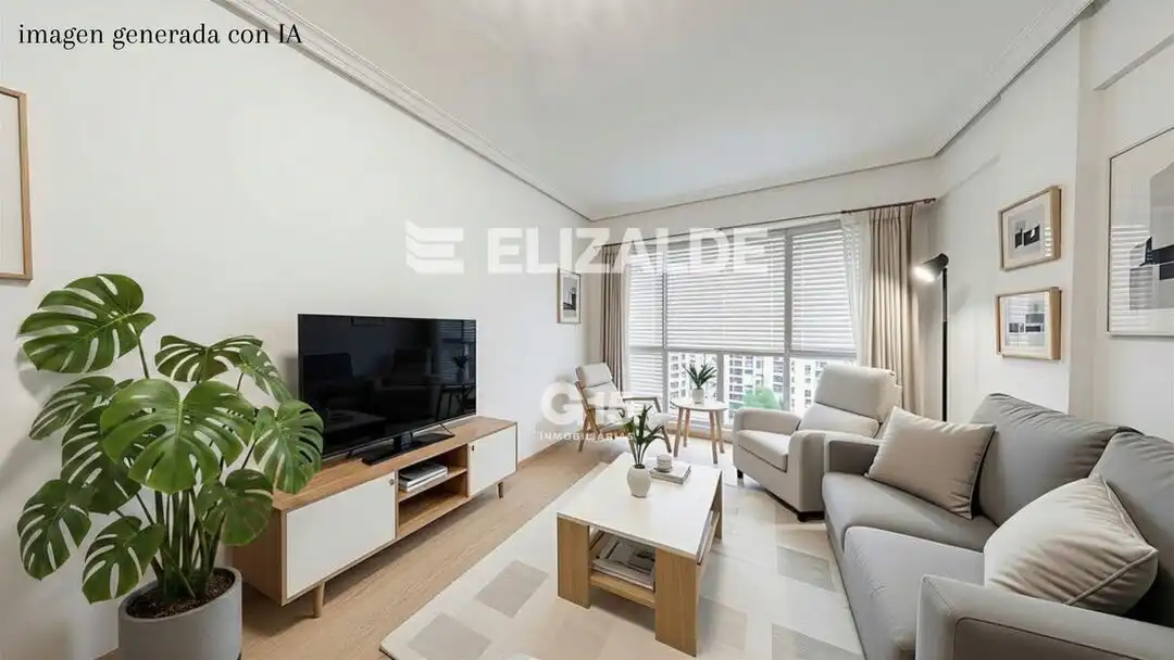 Wohnzimmer von Wohnung zum Verkauf in Astigarraga mit Balkon