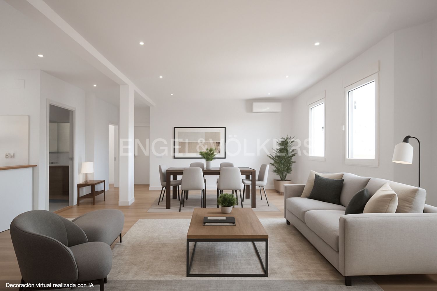 Sala d'estar de Apartament de lloguer en  Valencia Capital amb Aire condicionat, Calefacció i Parquet