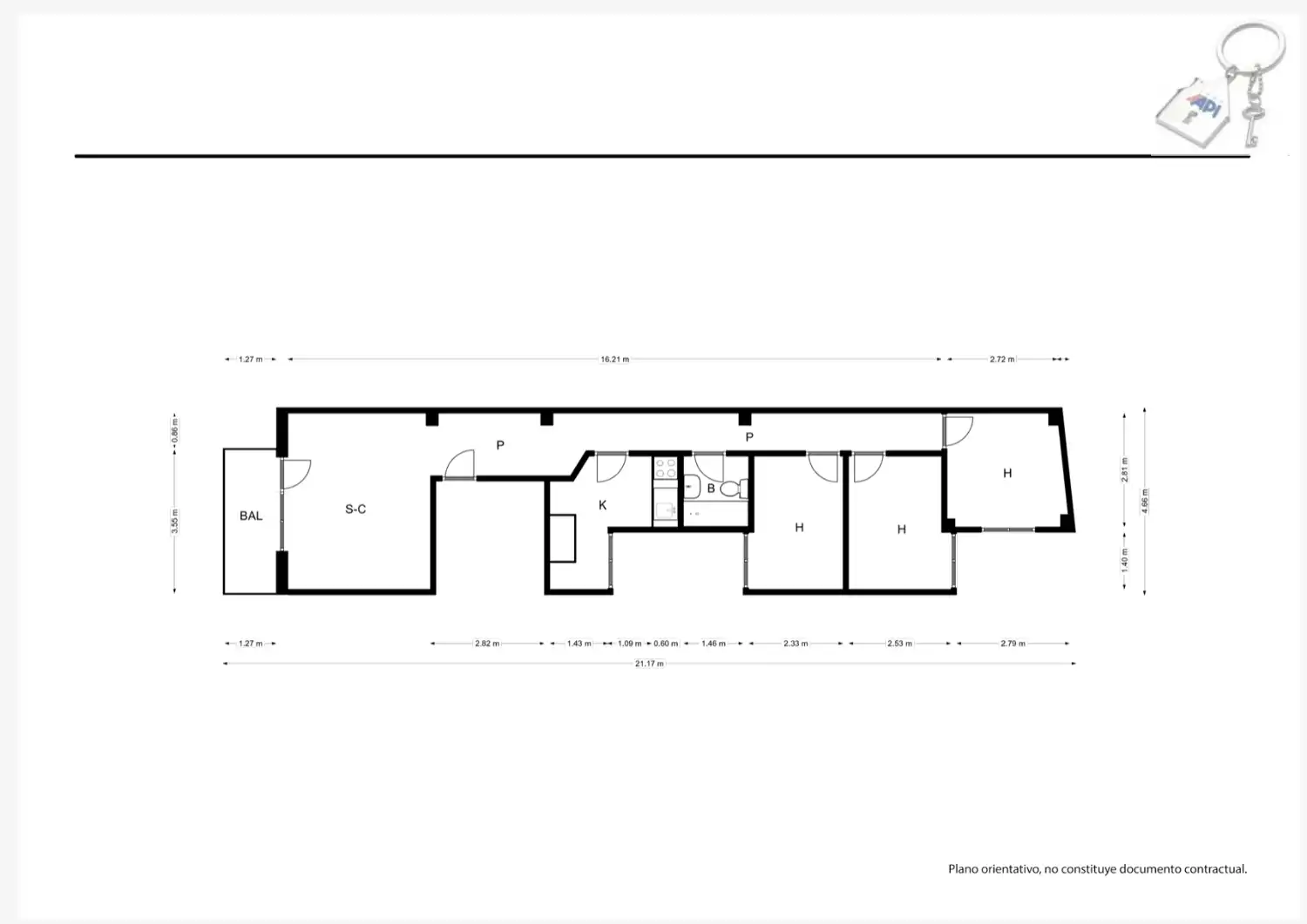 Apartament amb ascensor en venda a N/A