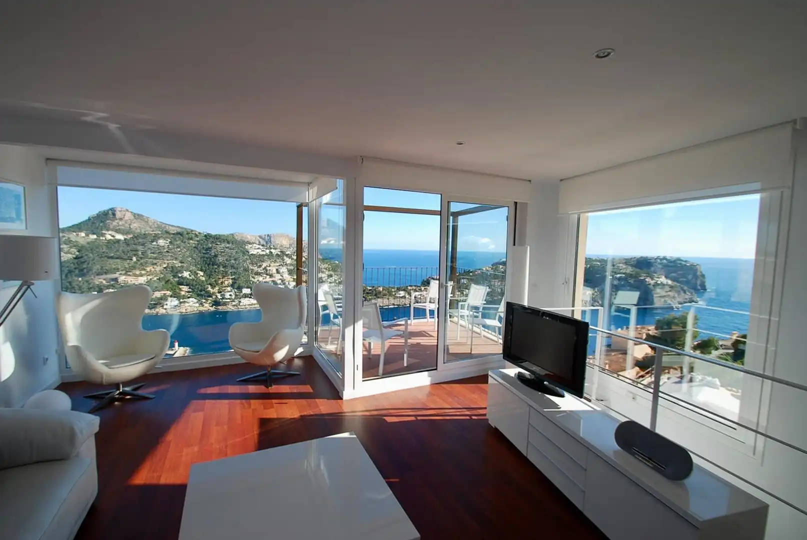 Living room of Apartments for rent in Andratx  with Air Conditioner, Heating and Parquet flooring