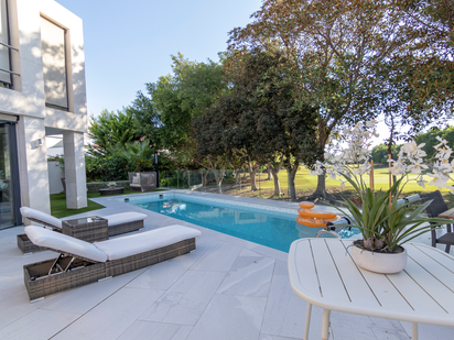 Terrassa de Casa o xalet en venda en Alicante / Alacant amb Aire condicionat, Calefacció i Jardí privat