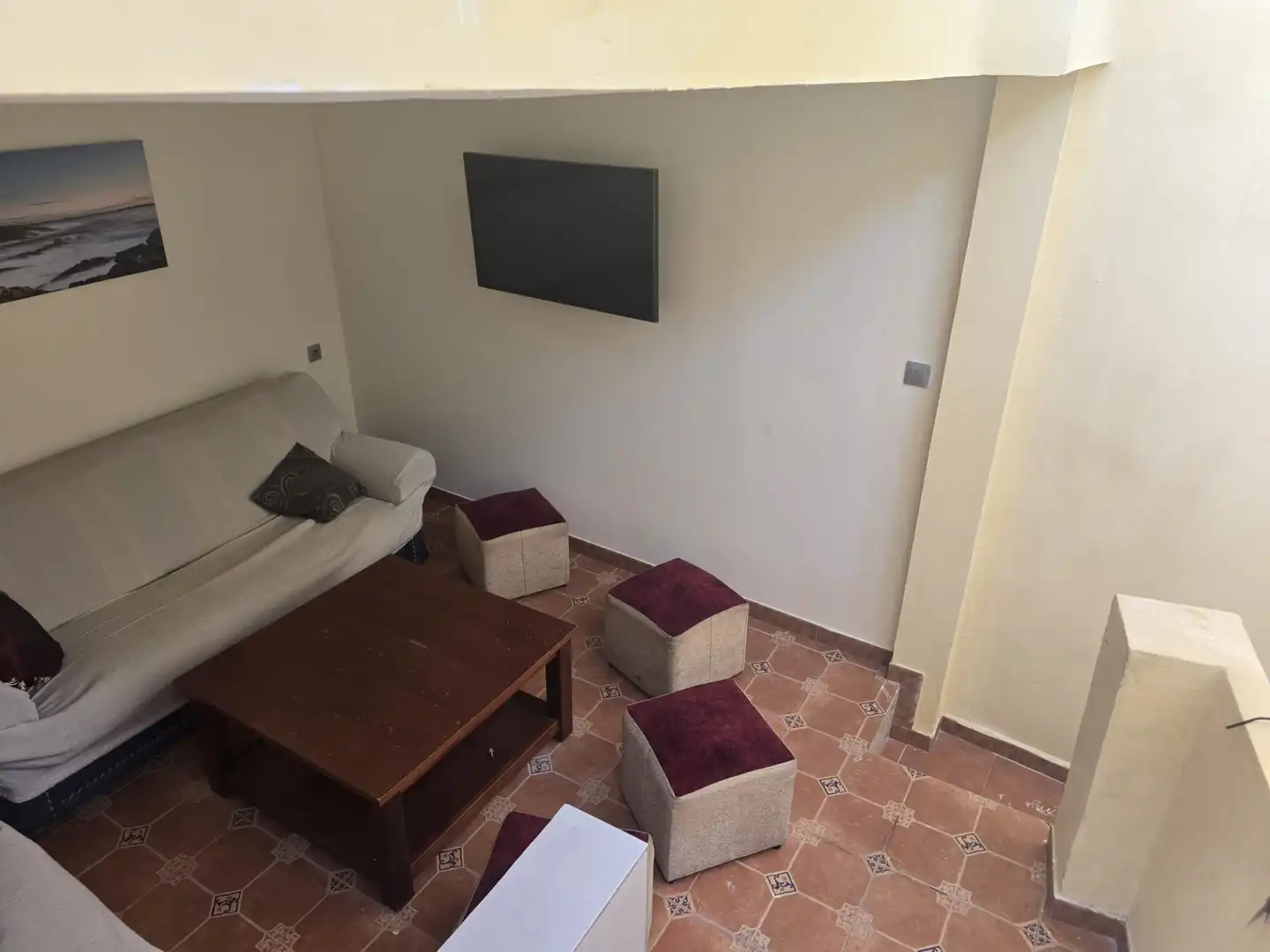 Sala d'estar de Casa adosada en venda en Castellón de la Plana / Castelló de la Plana amb Aire condicionat i Terrassa