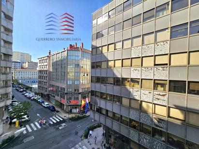 Exterior view of Flat for sale in Ourense Capital   with Heating, Parquet flooring and Storage room