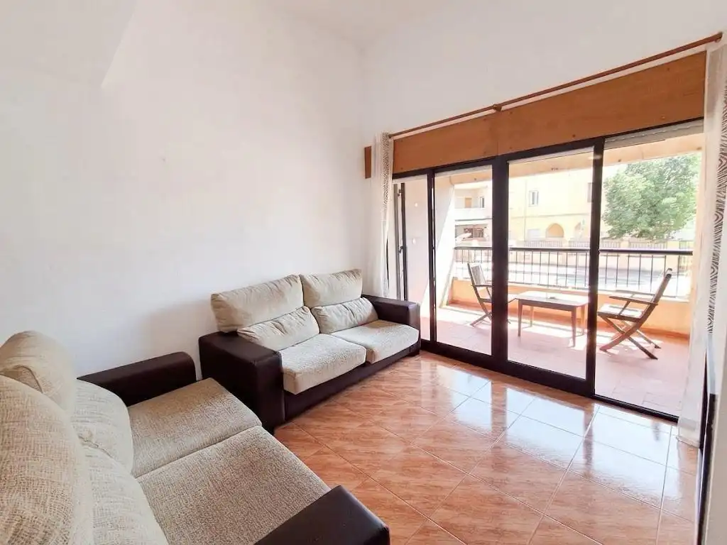 Sala d'estar de Casa adosada en venda en Murcia amb Jardí privat, Terrassa i Traster