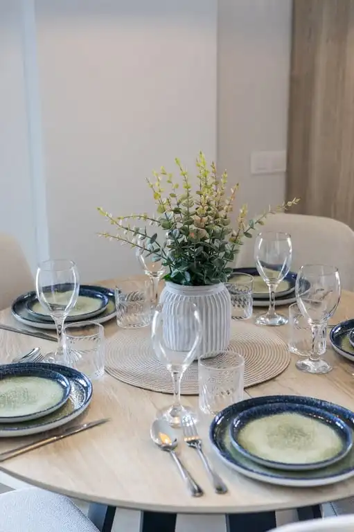 Comedor de Apartamento de alquiler en Dénia con Aire acondicionado, Jardín privado y Terraza