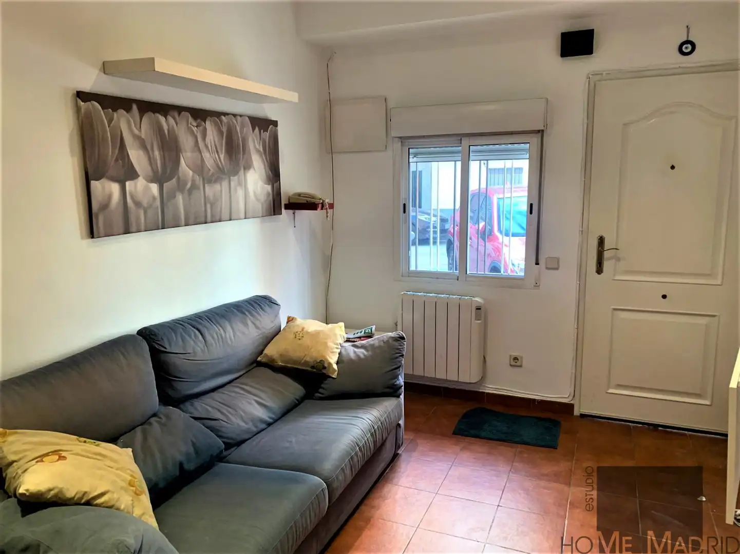 Sala de estar de Piso de alquiler en Madrid con Calefacción y Amueblado