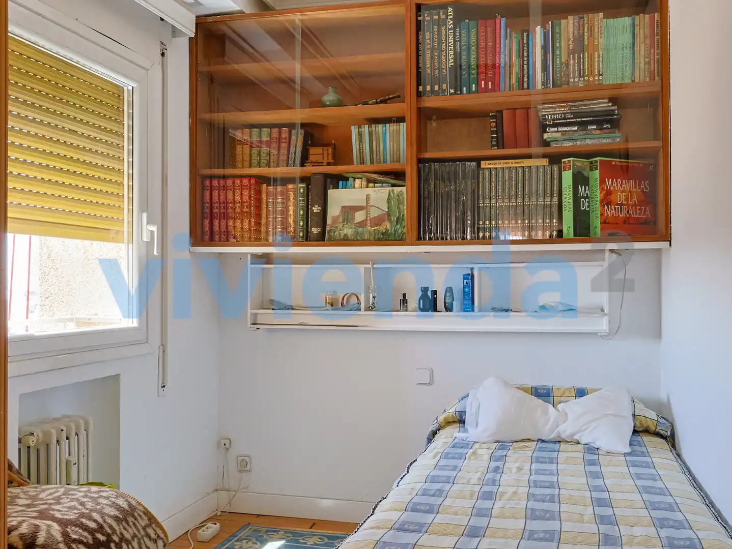 Schlafzimmer von Dachboden zum Verkauf in Madrid mit Klimaanlage, Heizung und Terrasse