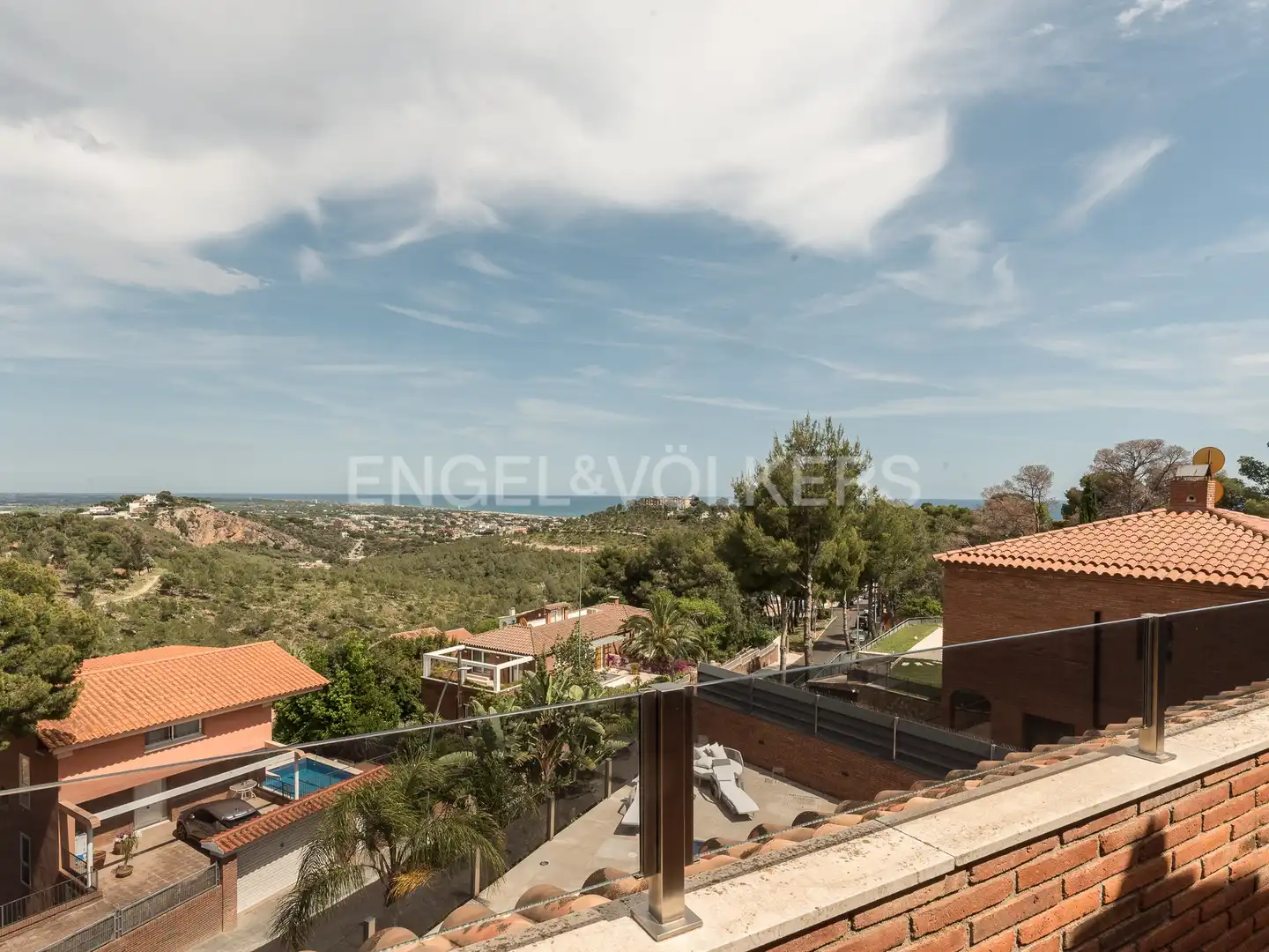 Exterior view of Houses for rent in Castelldefels  with Air Conditioner, Heating and Private garden