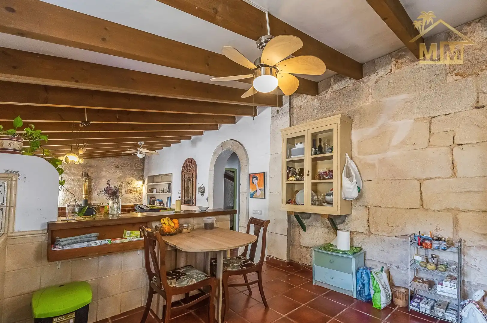 Cocina de Casa o chalet en venta en Es Castell con Aire acondicionado, Calefacción y Jardín privado