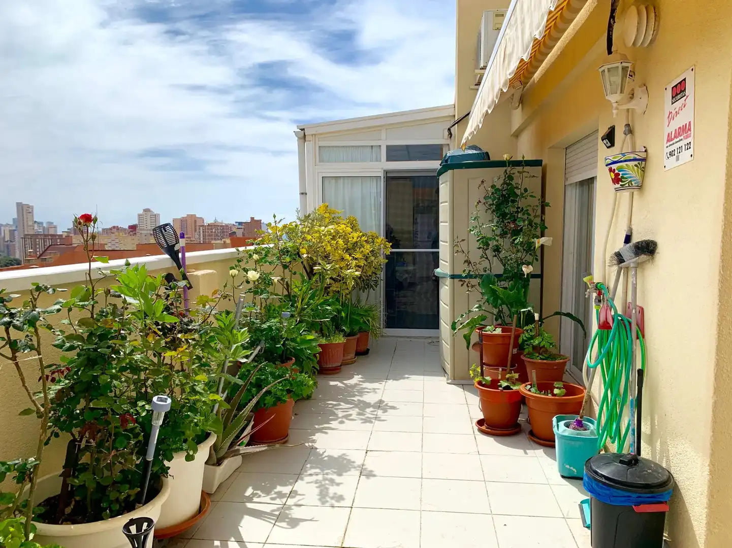 Terrasse von Dachboden zum Verkauf in Benidorm mit Klimaanlage, Heizung und Terrasse
