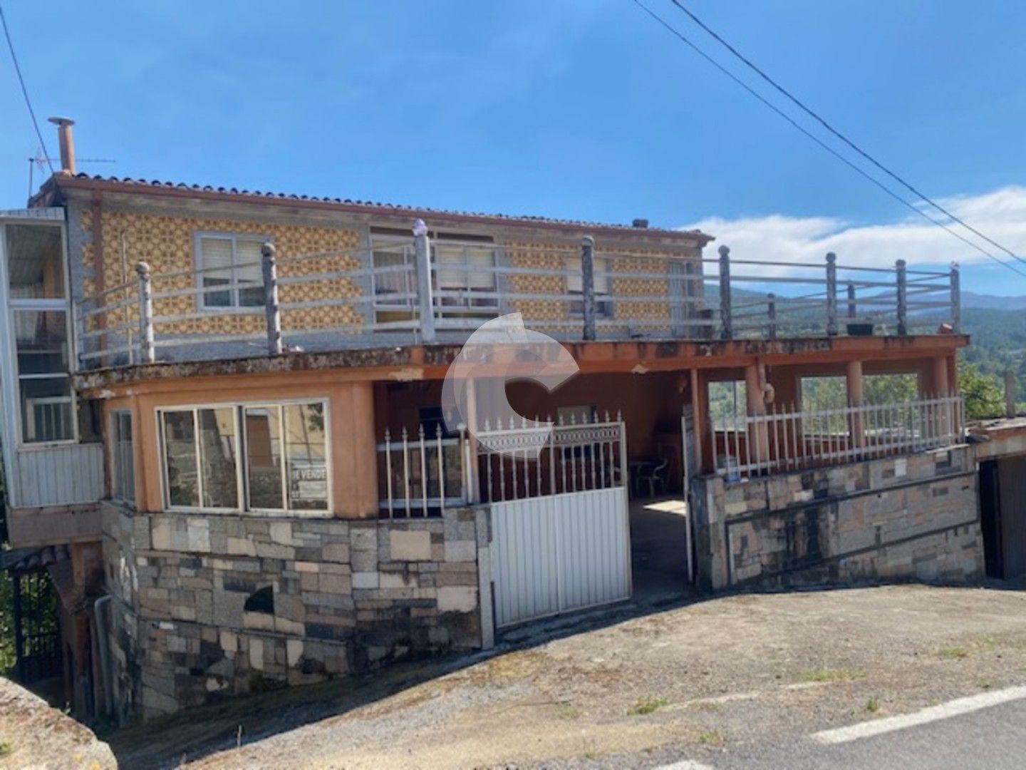 Exterior view of House or chalet for sale in Lobios  with Private garden