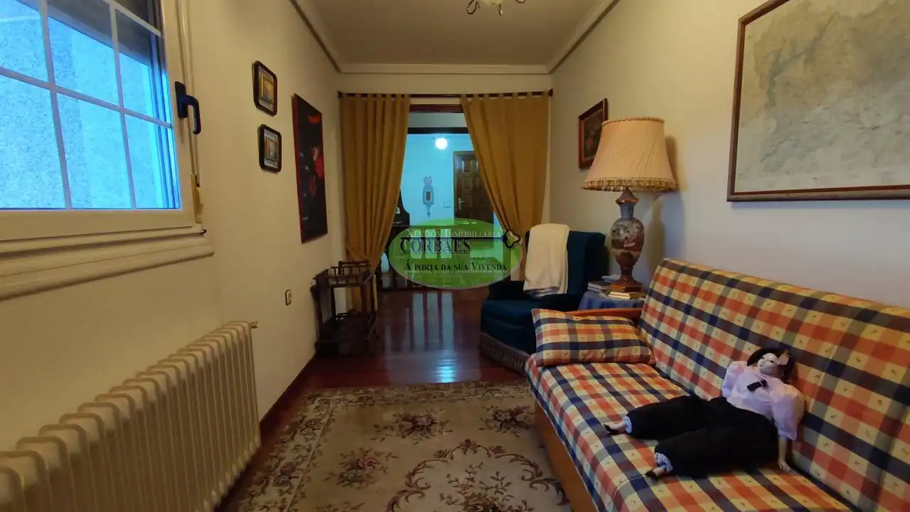 Sala d'estar de Casa o xalet en venda en Paderne de Allariz amb Calefacció, Jardí privat i Parquet
