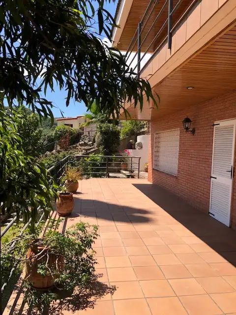 Terrassa de Casa o xalet en venda en La Palma de Cervelló amb Aire condicionat, Calefacció i Jardí privat