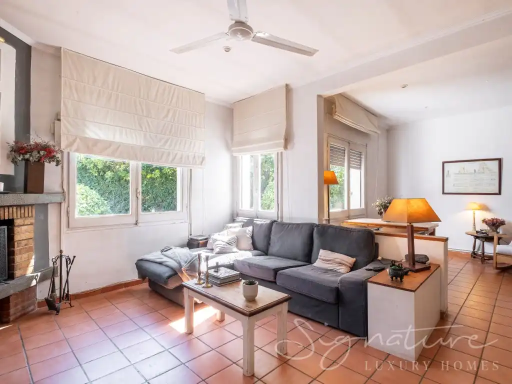 Sala de estar de Casa o chalet en venta en Sant Cugat del Vallès