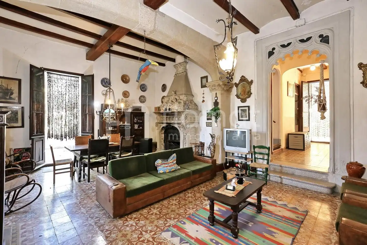 Sala d'estar de Casa o xalet en venda en Castellar del Vallès