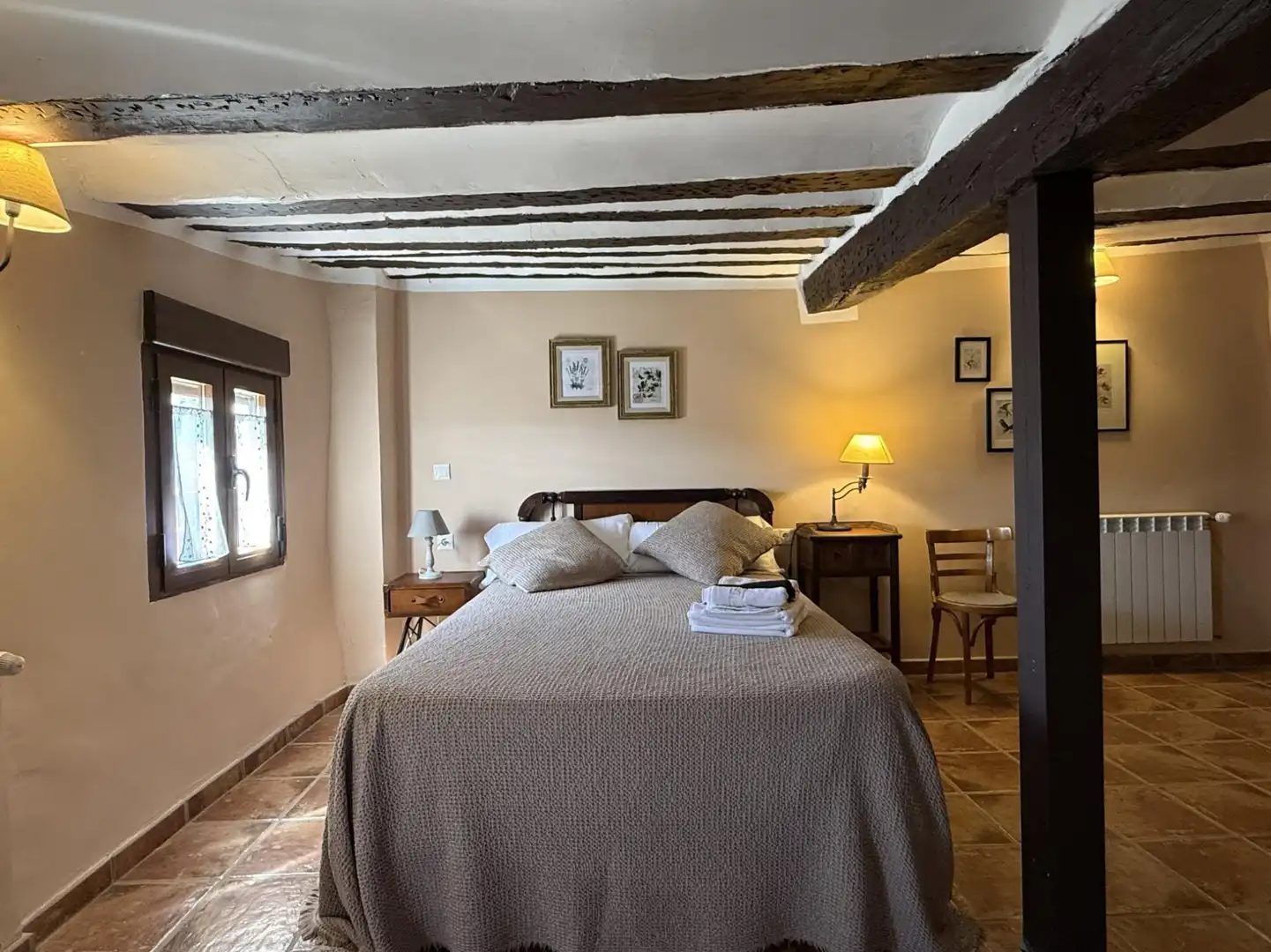 Habitación de Finca rústica en venta en Auñón con Terraza, Amueblado y Balcón