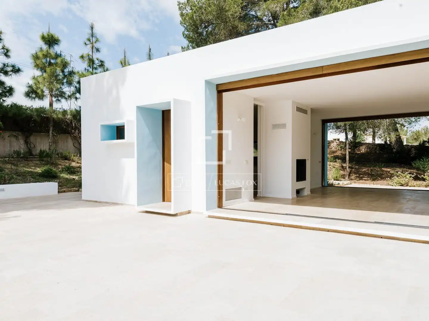 Vista exterior de Casa o chalet en venta en Santa Eulària des Riu con Aire acondicionado, Calefacción y Jardín privado