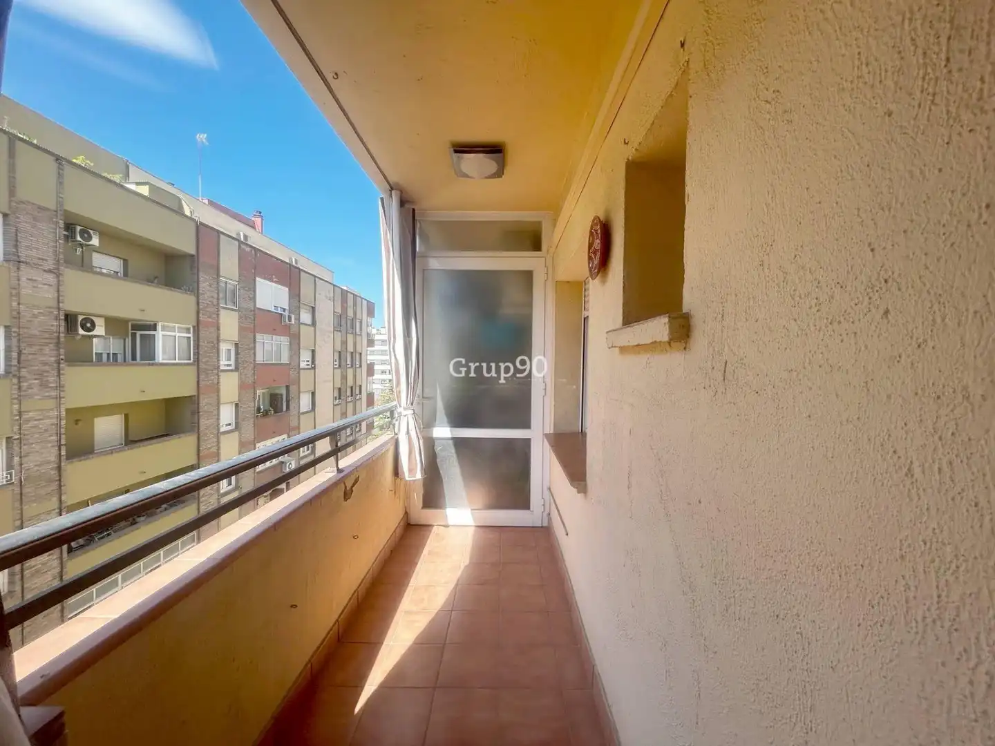 Terrasse von Wohnung zum Verkauf in  Lleida Capital mit Heizung, Parkett und Balkon