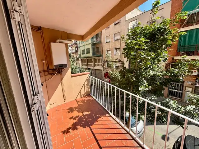 Balcony of Flat for rent in L'Hospitalet de Llobregat  with Air Conditioner, Heating and Balcony