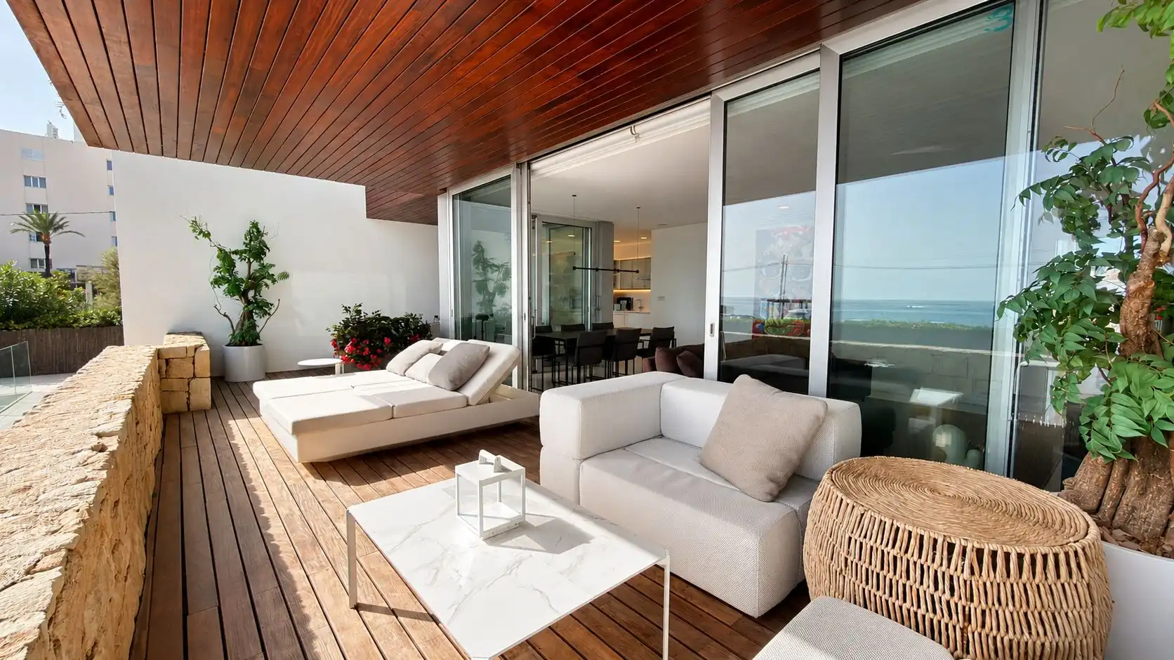 Terraza de Apartamento de alquiler en Jávea / Xàbia con Aire acondicionado, Calefacción y Terraza
