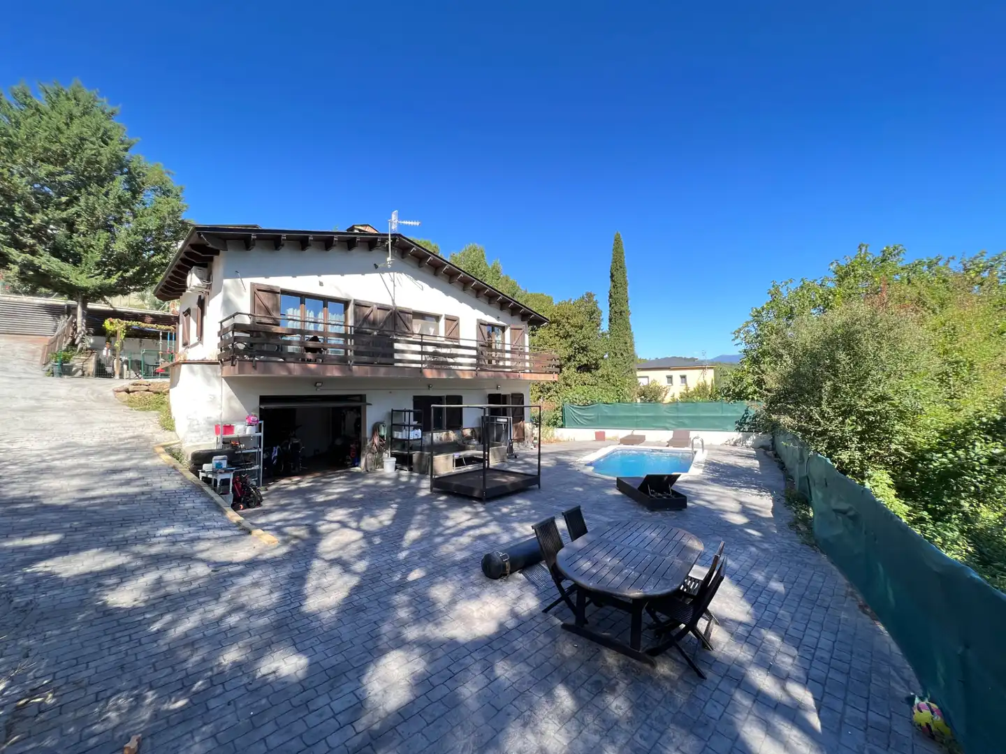 Vista exterior de Casa o chalet en venta en Vallgorguina con Aire acondicionado, Calefacción y Jardín privado